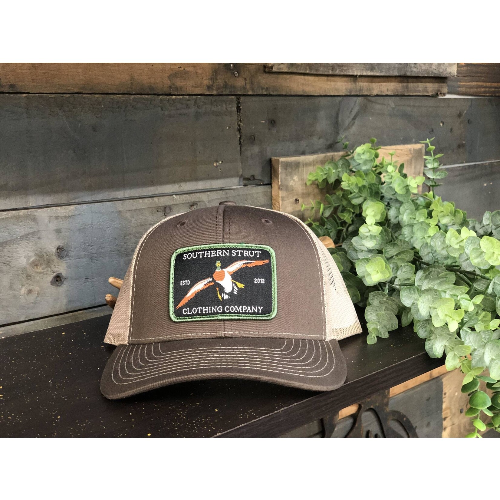 Southern Strut Southern Strut Mallard Incoming Woven Patch Snapback Hat