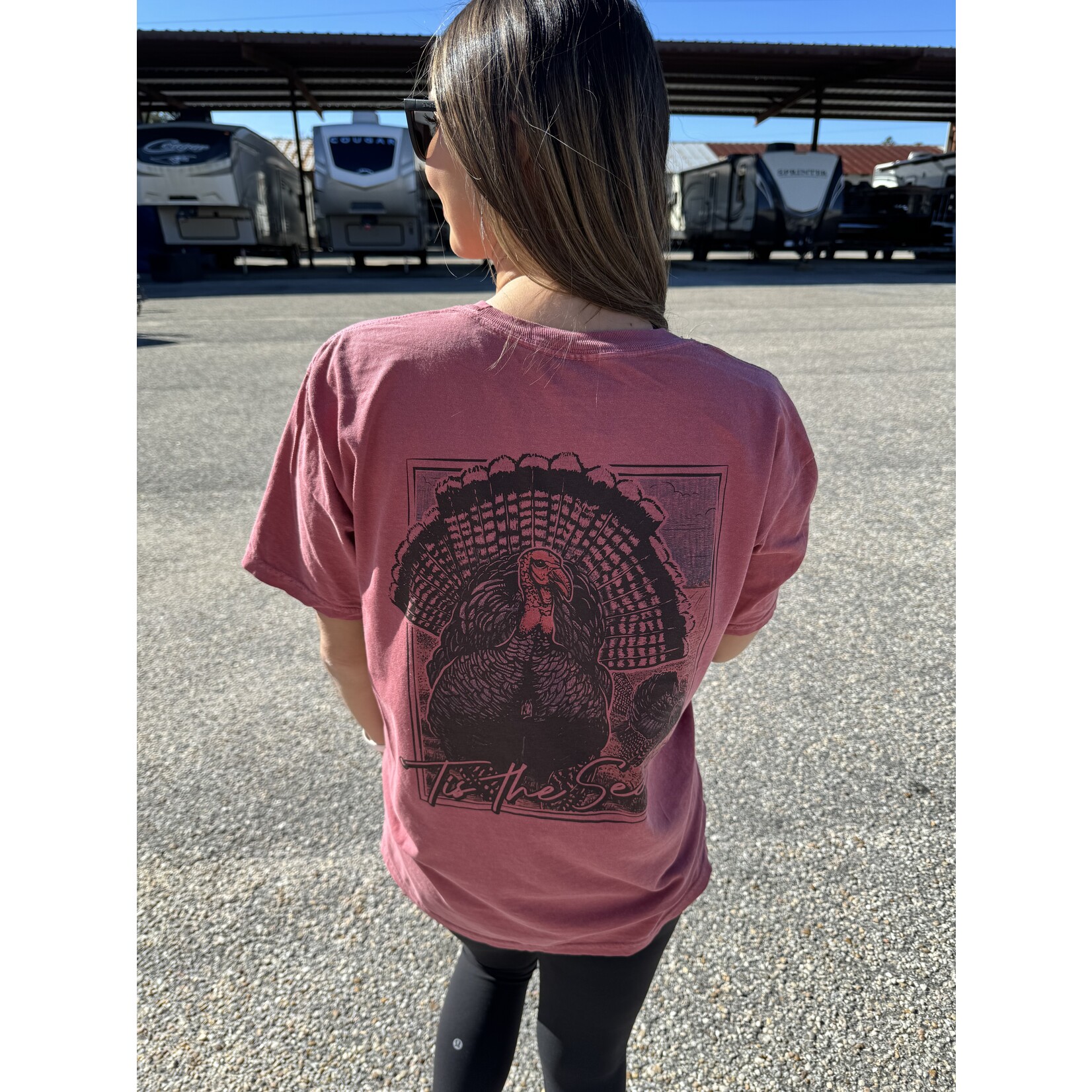 Shield Republic Shield Republic Tis the Season Turkey S/S Pocket TEE Shirt