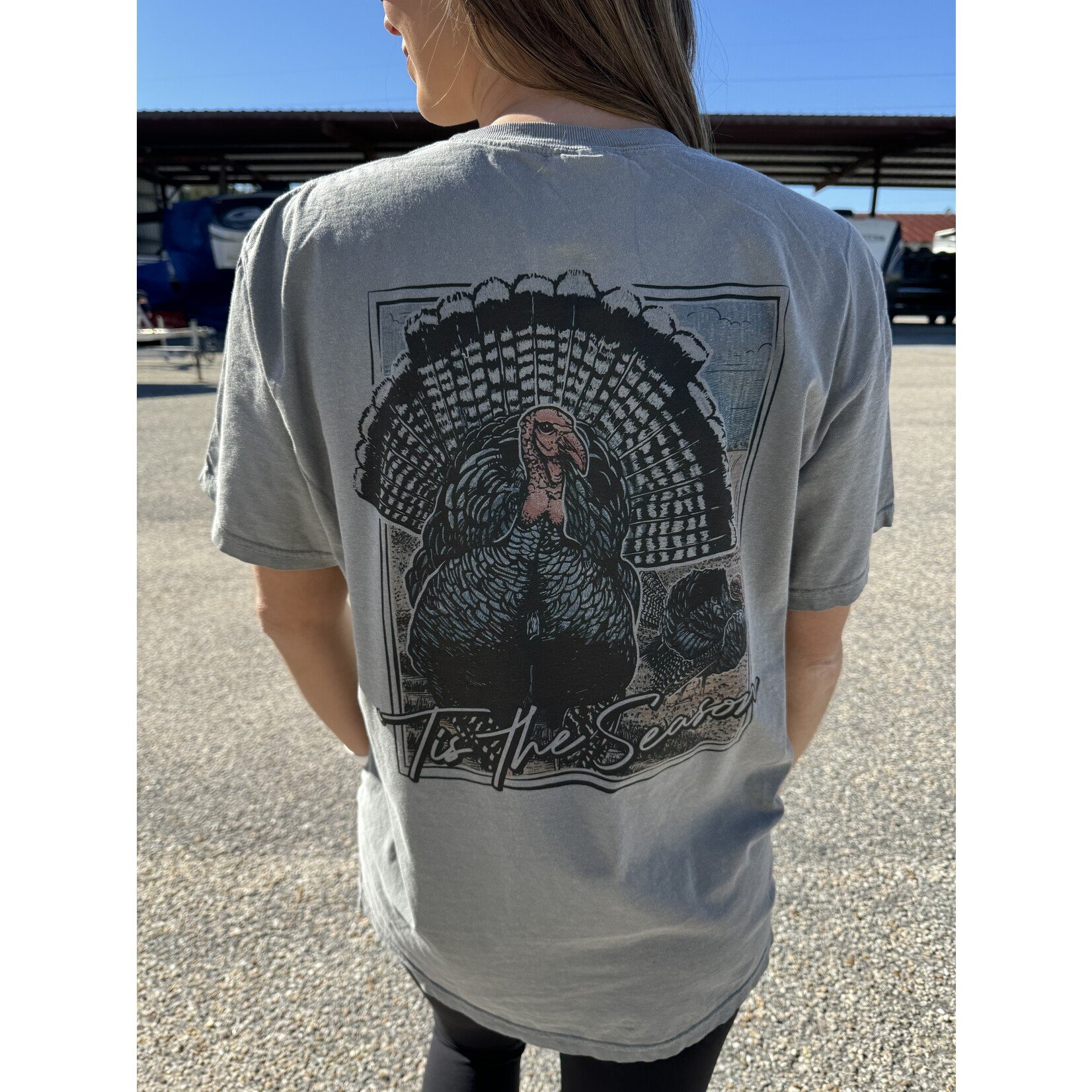 Shield Republic Shield Republic Tis the Season Turkey S/S Pocket TEE Shirt