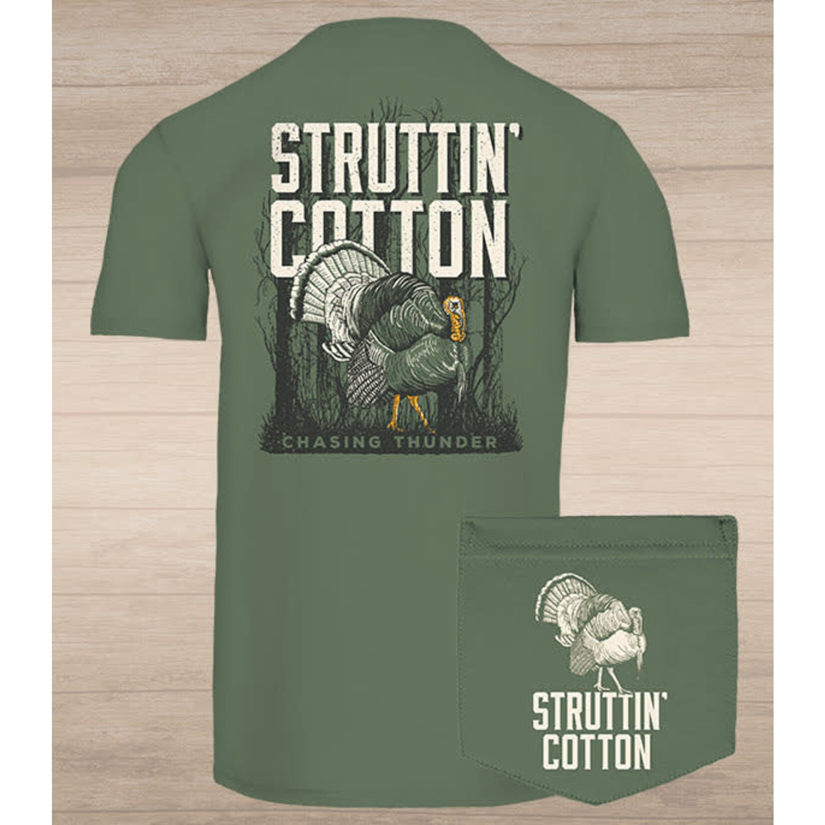 Struttin' Cotton Struttin Cotton Chasing Thunder S/S TEE Shirt