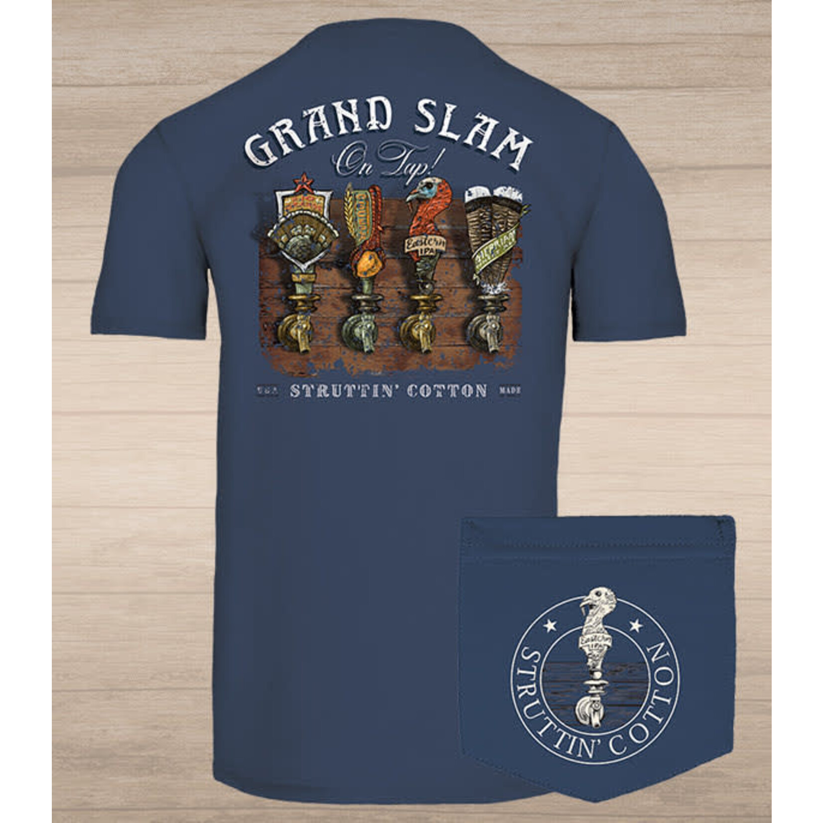 Struttin' Cotton Struttin' Cotton Grand Slam On Tap S/S TEE Shirt