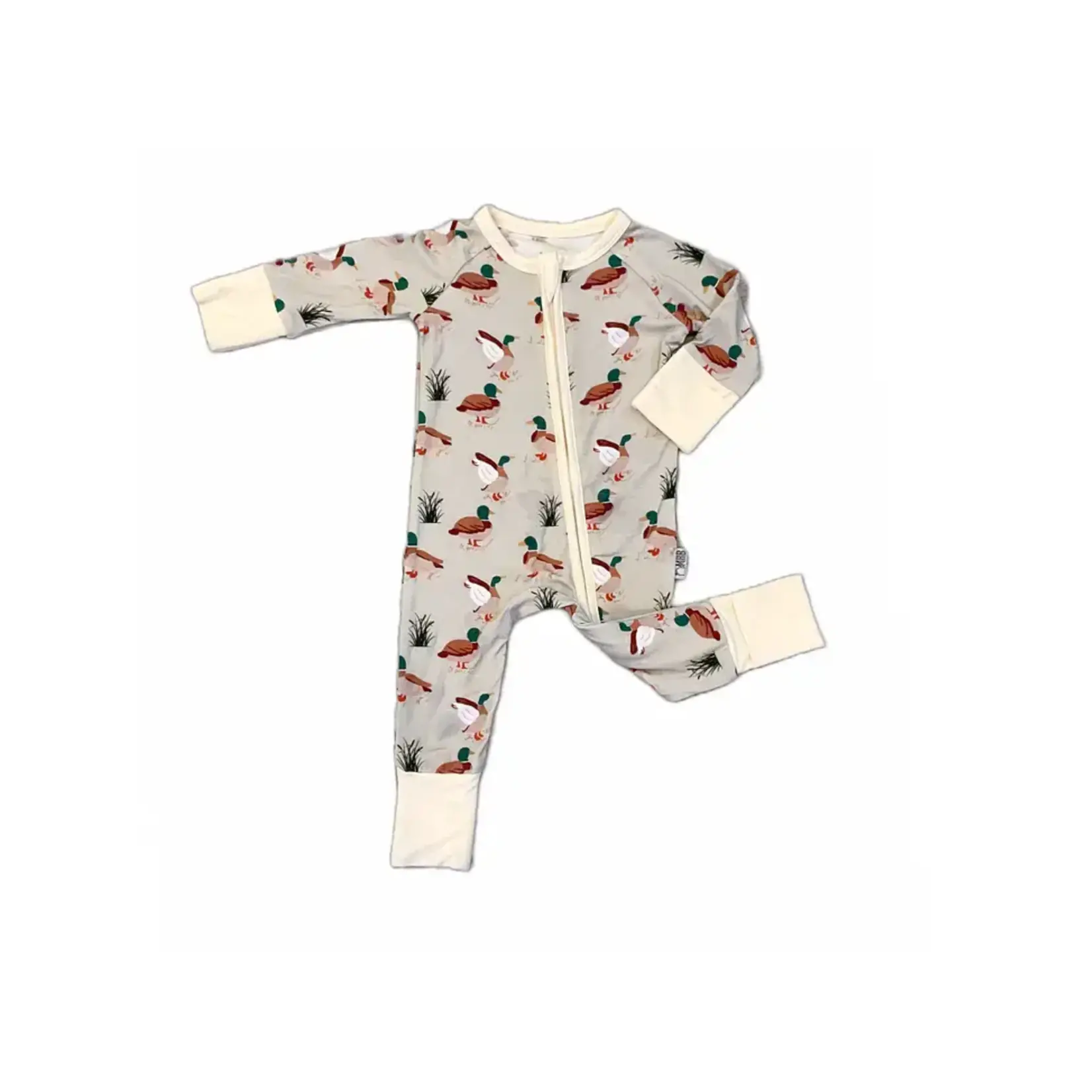 FAIRE Baby/Youth Down South Southern Mallard Ducks Premium Bamboo Zippy Pajamas