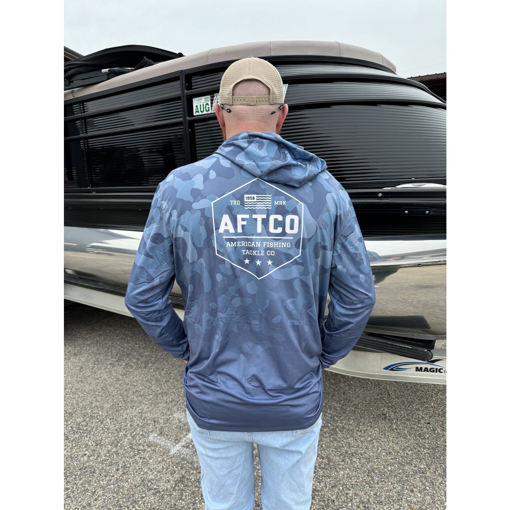 Aftco Aftco Men's OG Camo Hooded Performance L/S Shirt