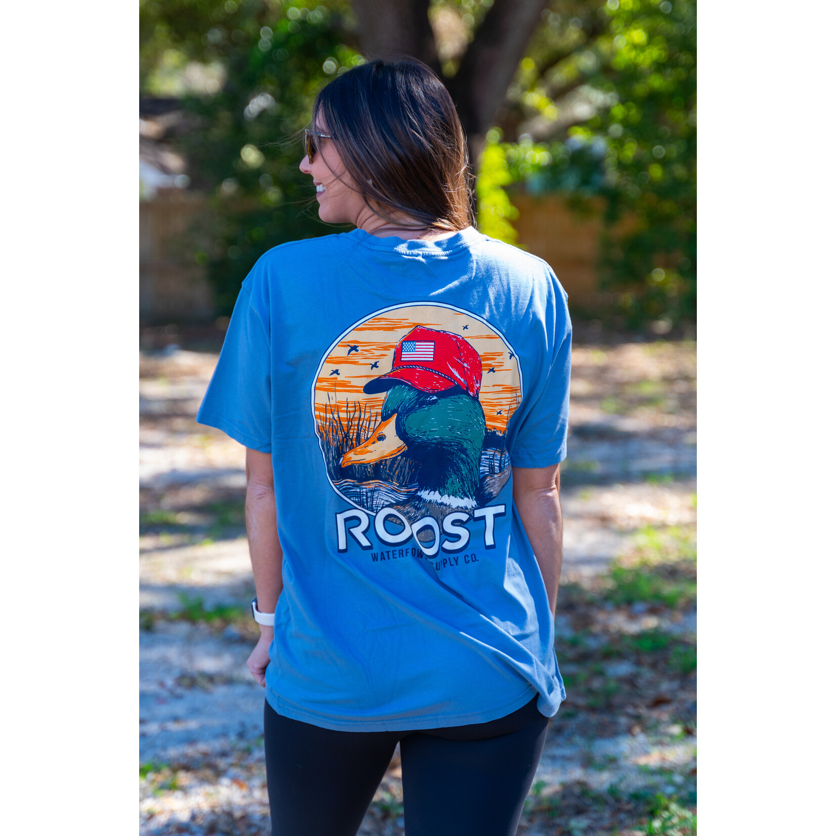 Roost Waterfowl Roost Waterfowl Roost Duck w Hat S/S TEE Shirt