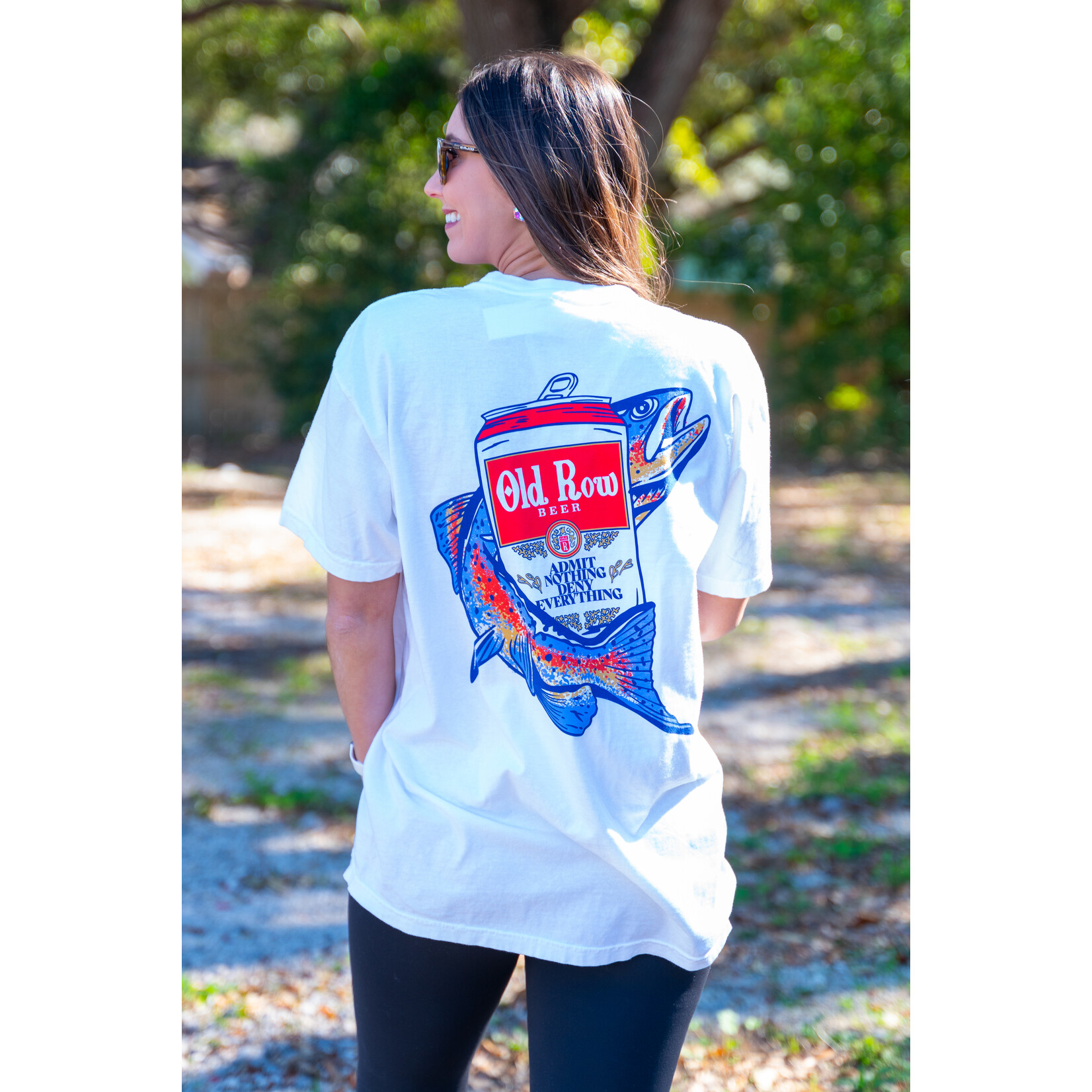 OLD ROW Old Row Outdoors Fishing Beer Pocket S/S TEE Shirt