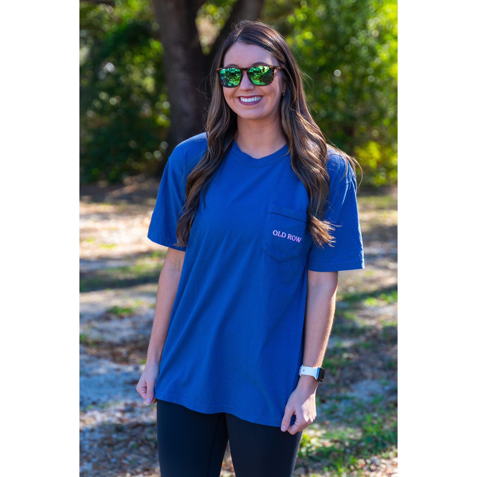 OLD ROW Old Row Outdoors Women's Group Therapy Pocket S/S TEE Shirt