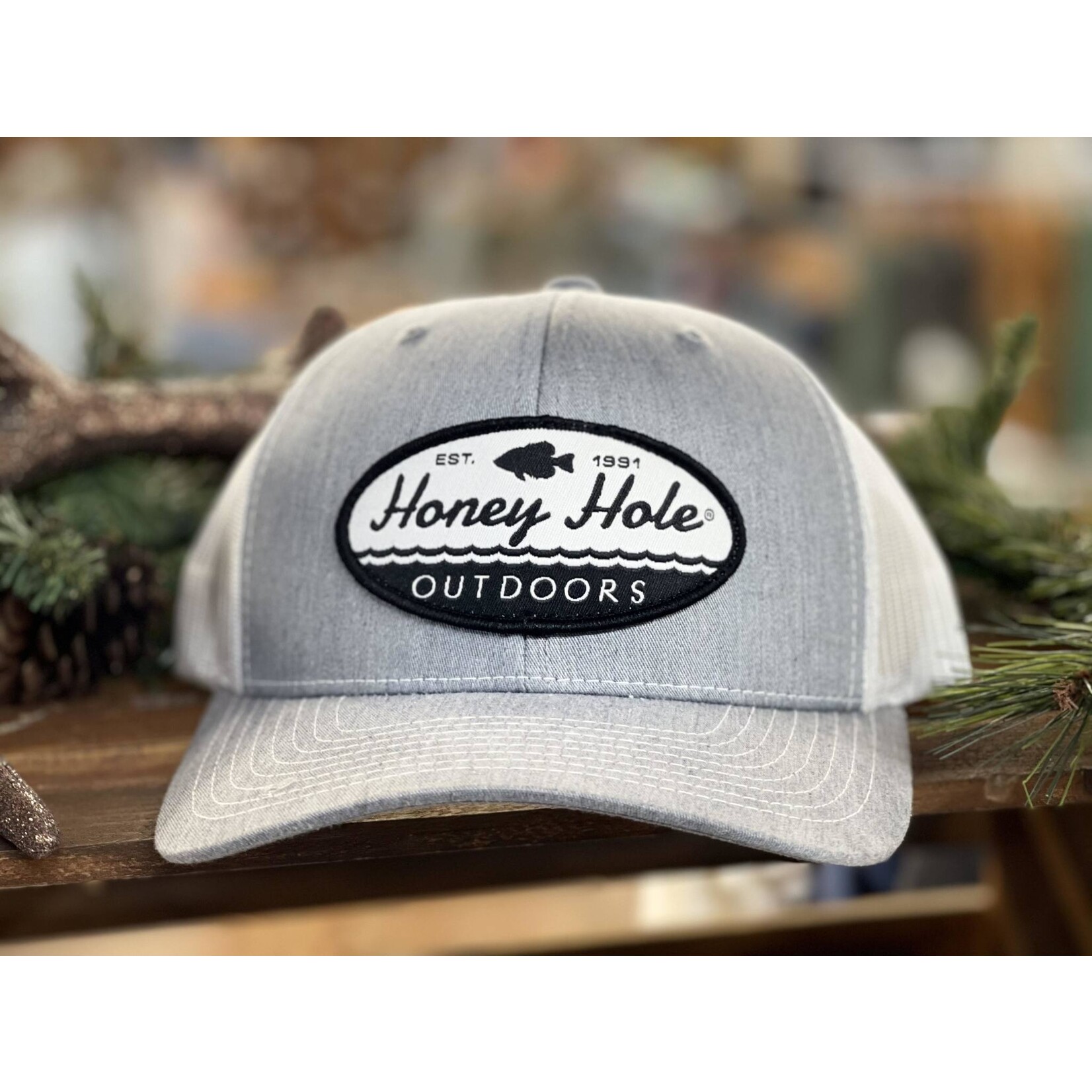 Honey Hole Outdoors Honey Hole Outdoors Oval Crappie Patch Snapback Hat