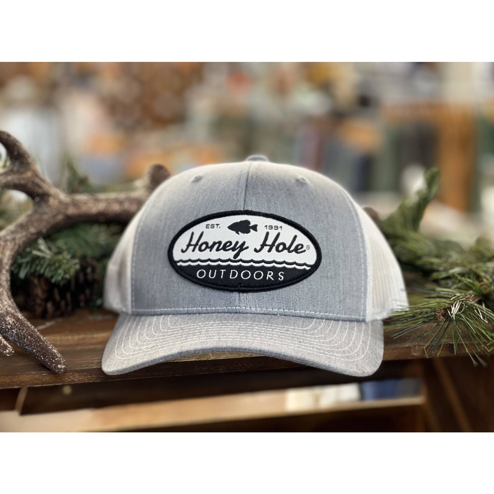 Honey Hole Outdoors Honey Hole Outdoors Oval Crappie Patch Snapback Hat