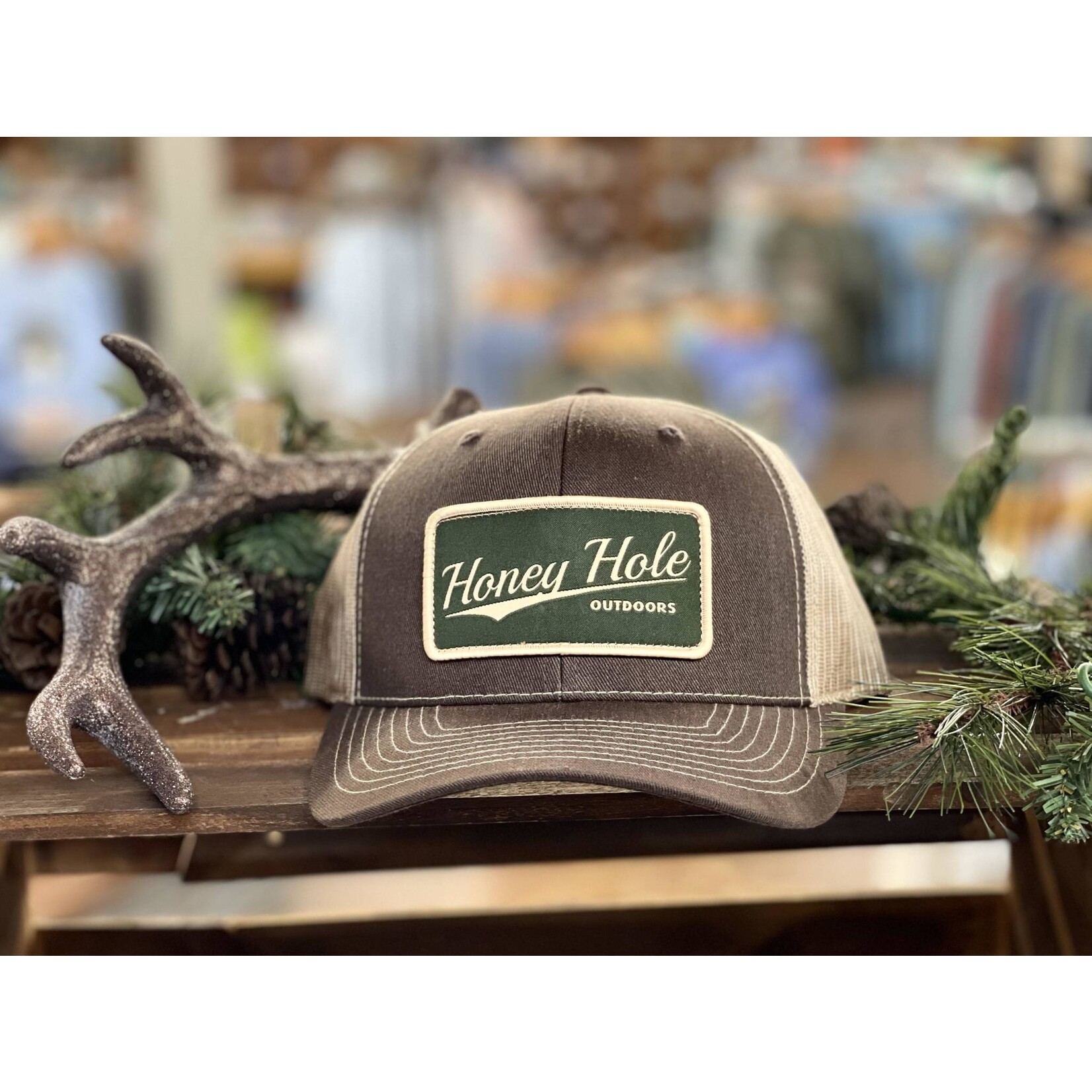 Honey Hole Outdoors Honey Hole Outdoors Clubhouse Woven Patch Snapback Hat