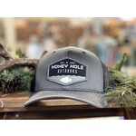 Honey Hole Outdoors Honey Hole Outdoors Black Crappie Woven Patch Snapback Hat