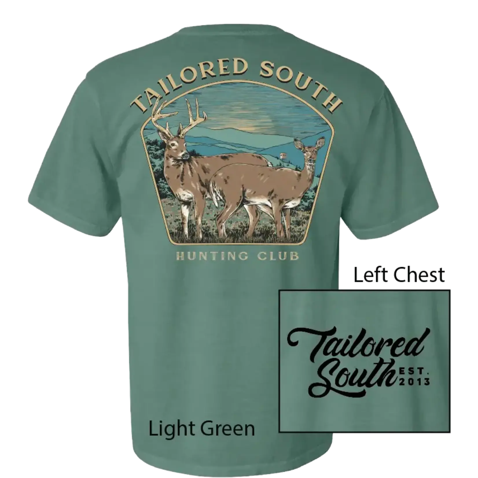 Tailored South Deer S/S TEE Shirt