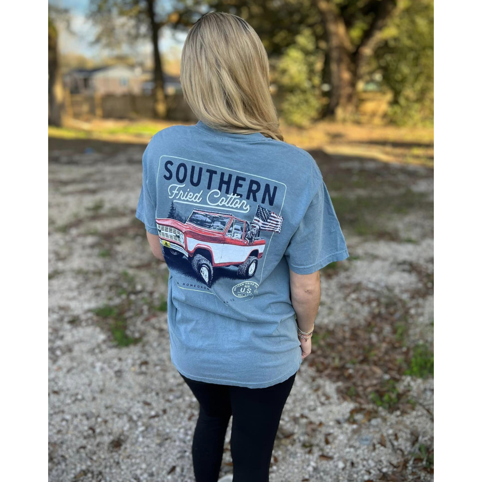 Southern Fried Cotton Southern Fried Cotton Freedom Ride S/S TEE Shirt