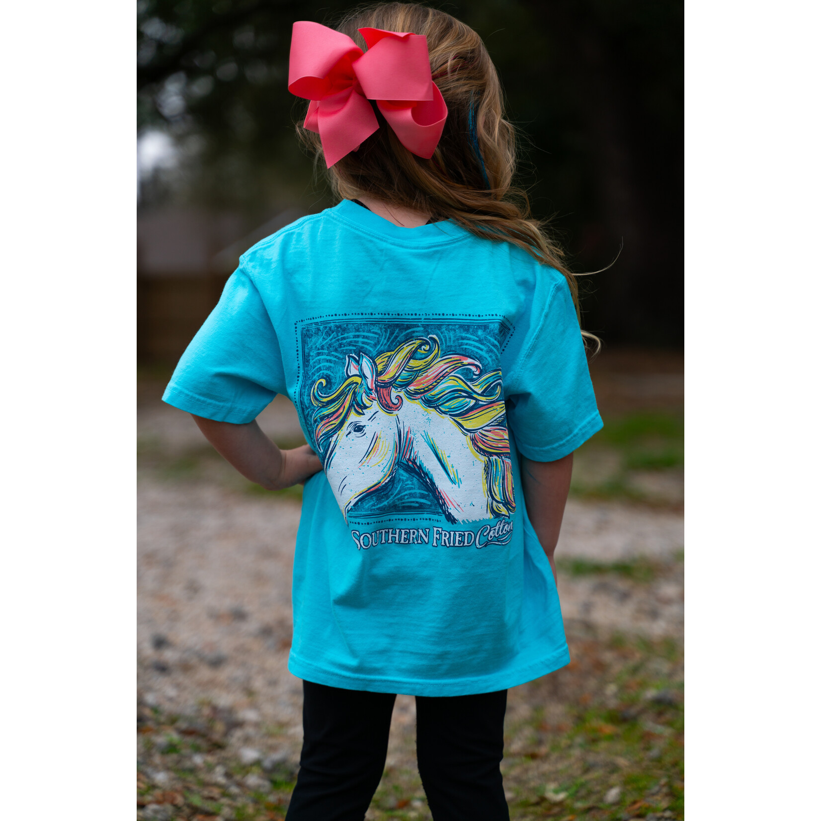 Southern Fried Cotton Southern Fried Cotton Youth Girl In the Wind S/S TEE Shirt