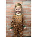 FAIRE Mallard Hunting Baby/Youth Brown Pajama Set