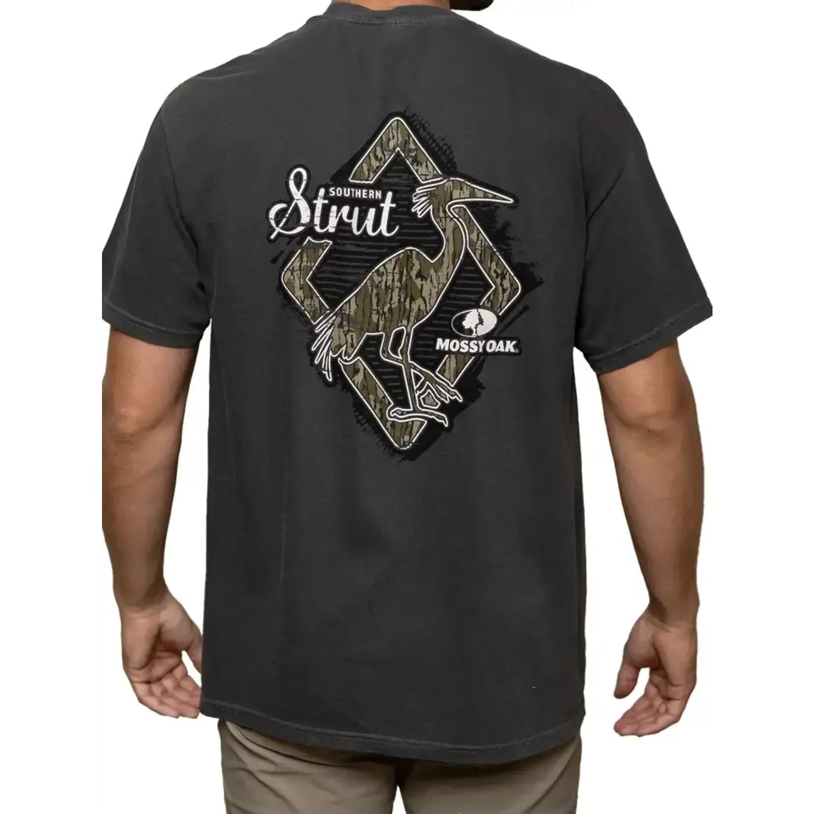 Southern Strut Southern Strut Mossy Oak Camo Egret S/S TEE Shirt