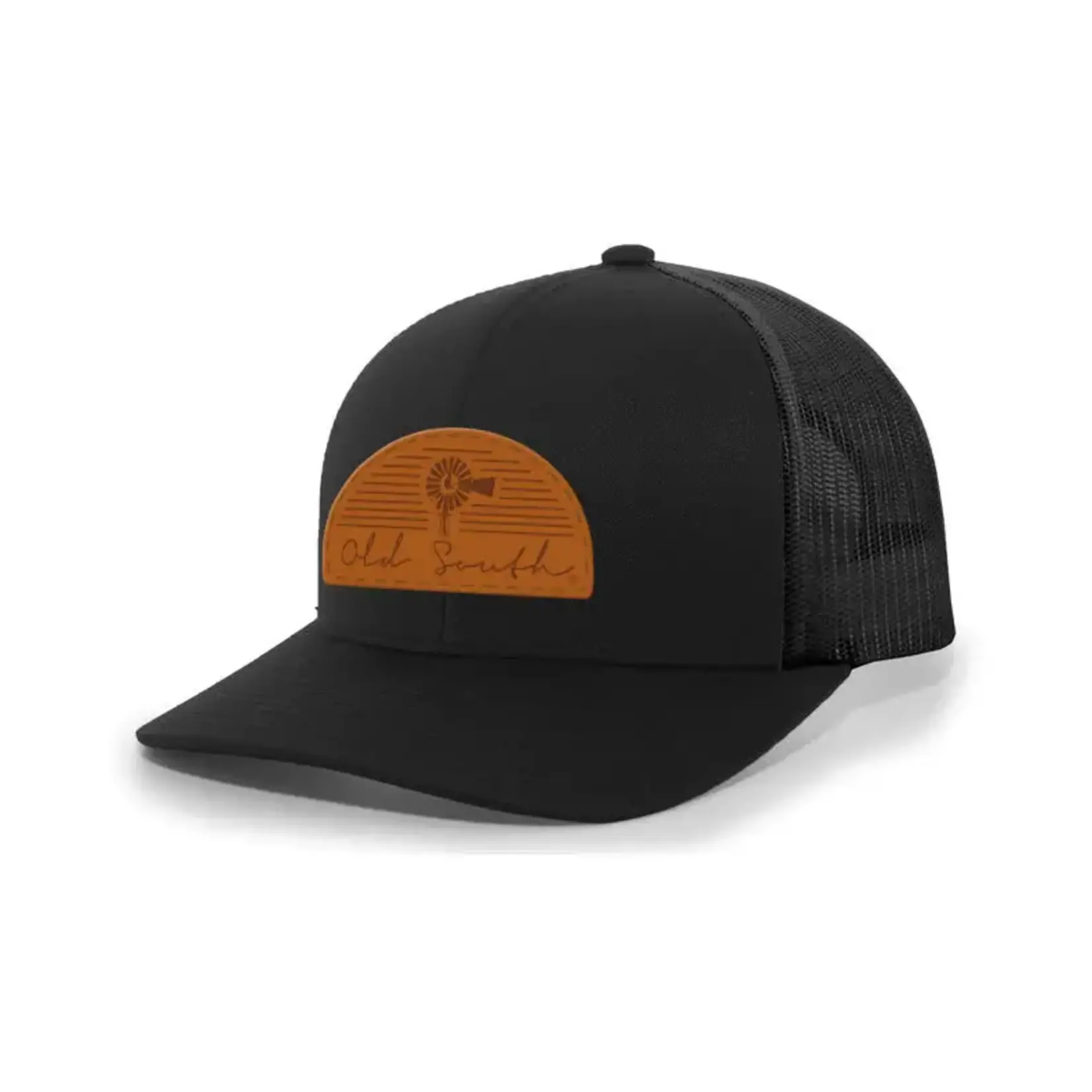 Old South Apparel Old South Apparel Arch Leather Logo Patch Snapback Hat