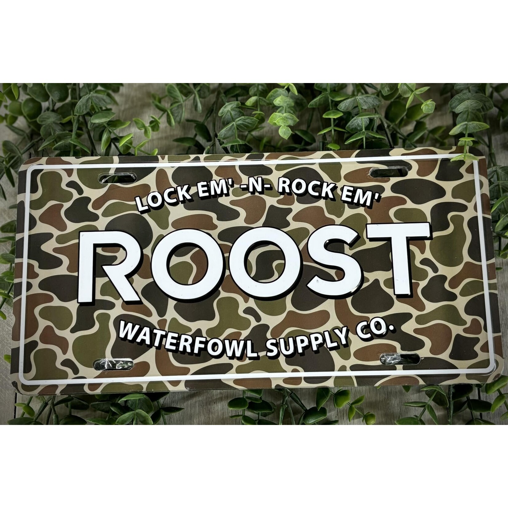 Roost Waterfowl Roost Waterfowl Roost License Plate