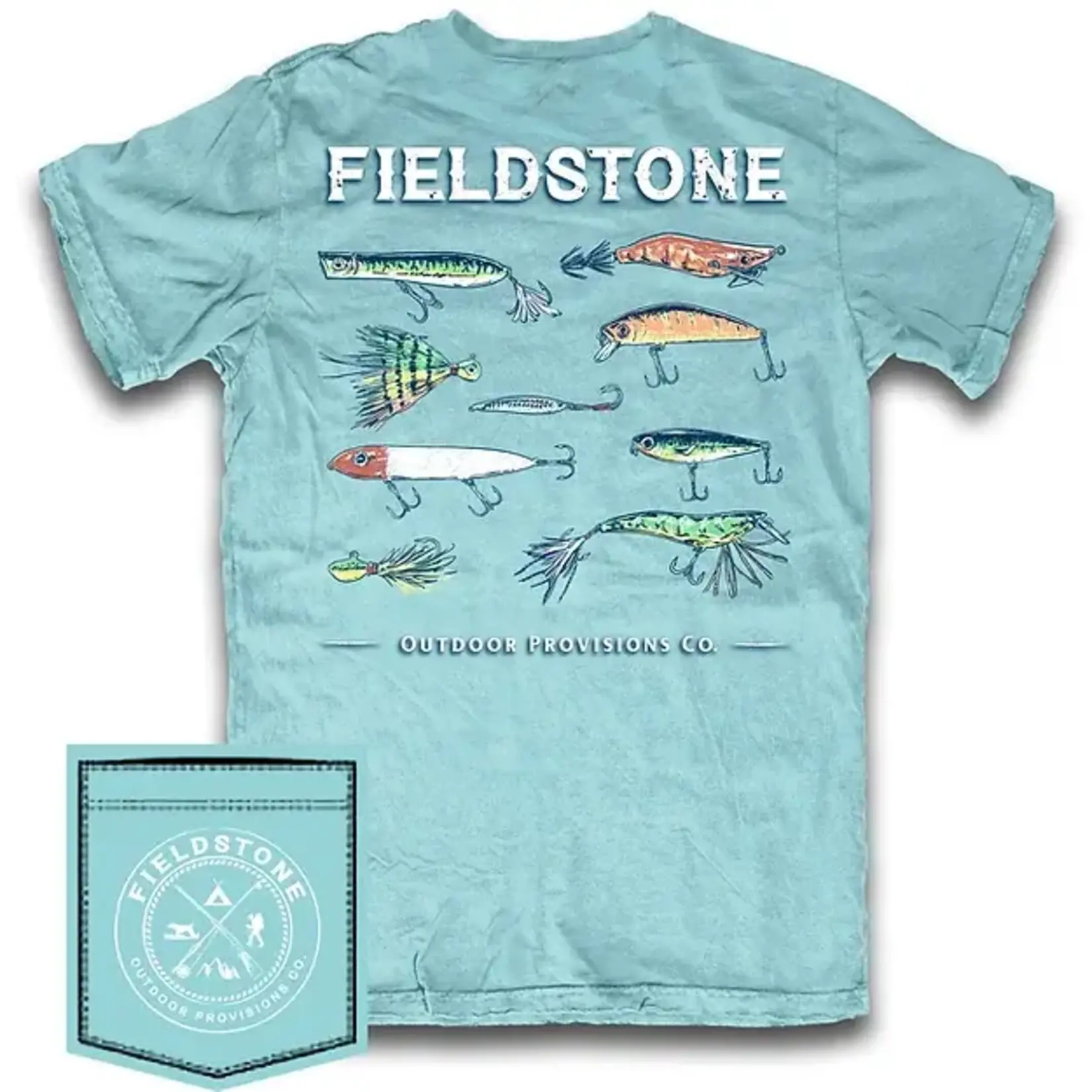 Fieldstone Fieldstone Apparel Youth Fishing Lures S/S TEE Shirt