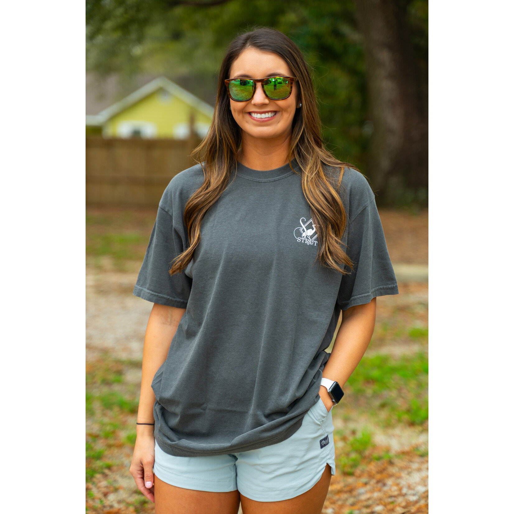 Southern Strut Southern Strut Mossy Oak Camo Egret S/S TEE Shirt