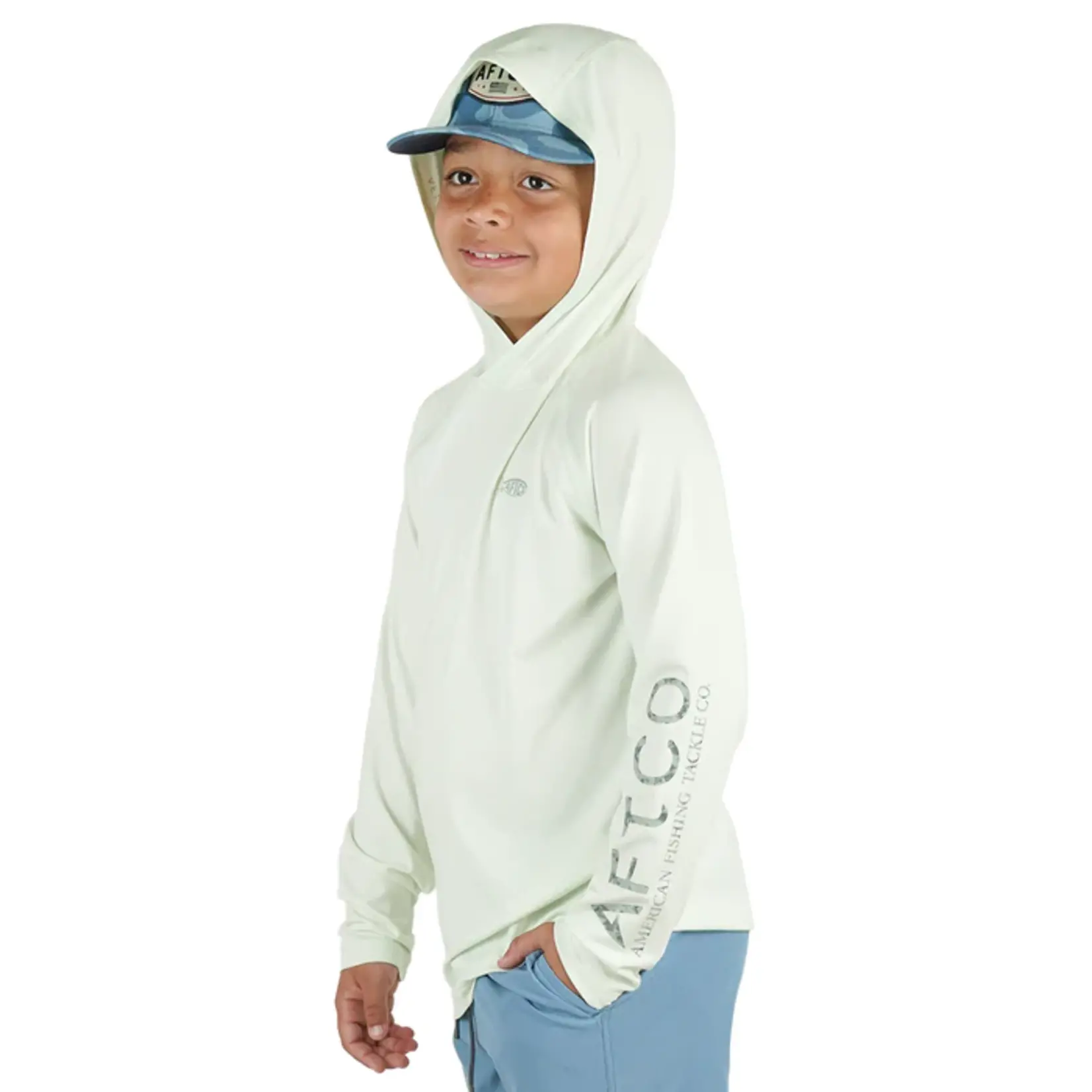 Aftco Aftco Youth Samurai 2 Hooded Perf L/S Shirt