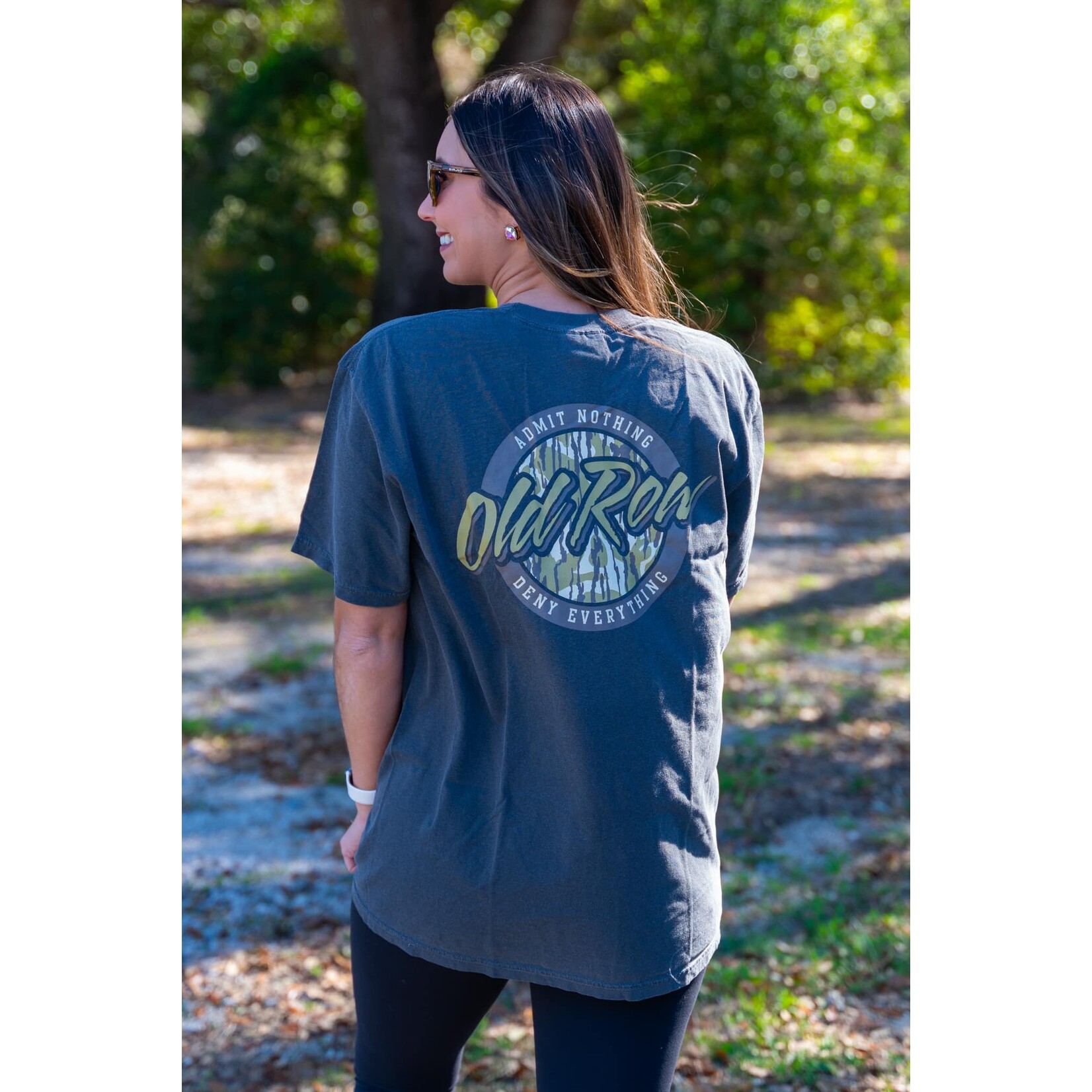 OLD ROW Old Row Outdoors 80s Camo Circle Pocket S/S TEE Shirt