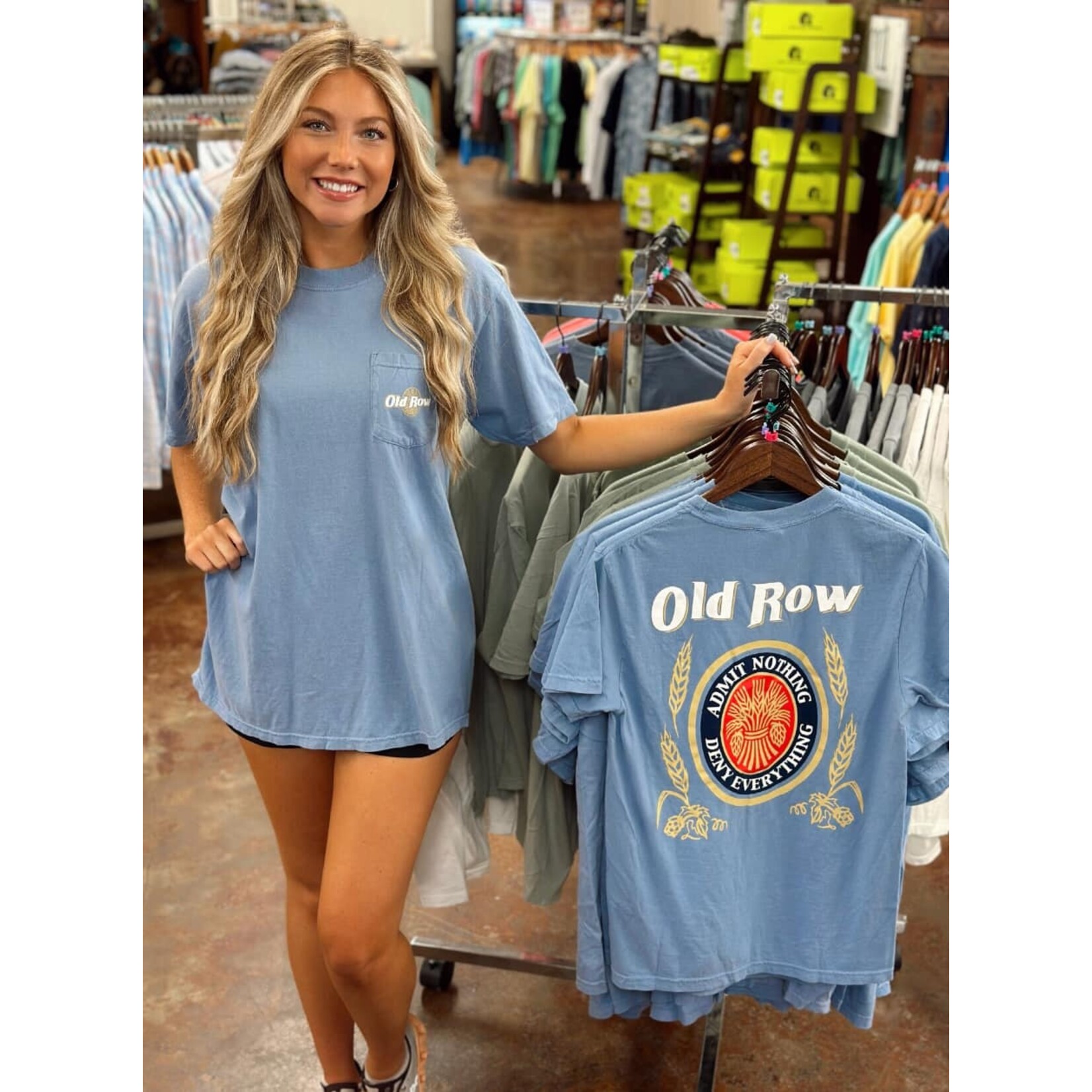 OLD ROW Old Row Outdoors Retro Can Pocket S/S TEE Shirt
