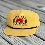Whiskey Bent Hat Co. Whiskey Bent Hat Co. Yellow Belly Rope Snapback Hat