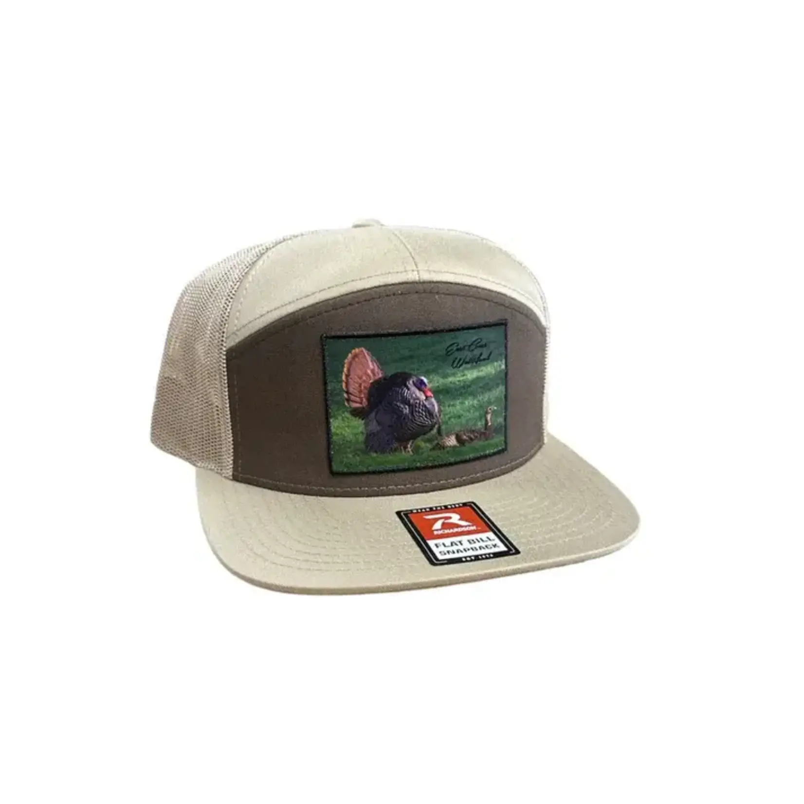 East Coast Waterfowl East Coast Waterfowl 7 Panel Breeding Season Turkey Patch Snapback Hat