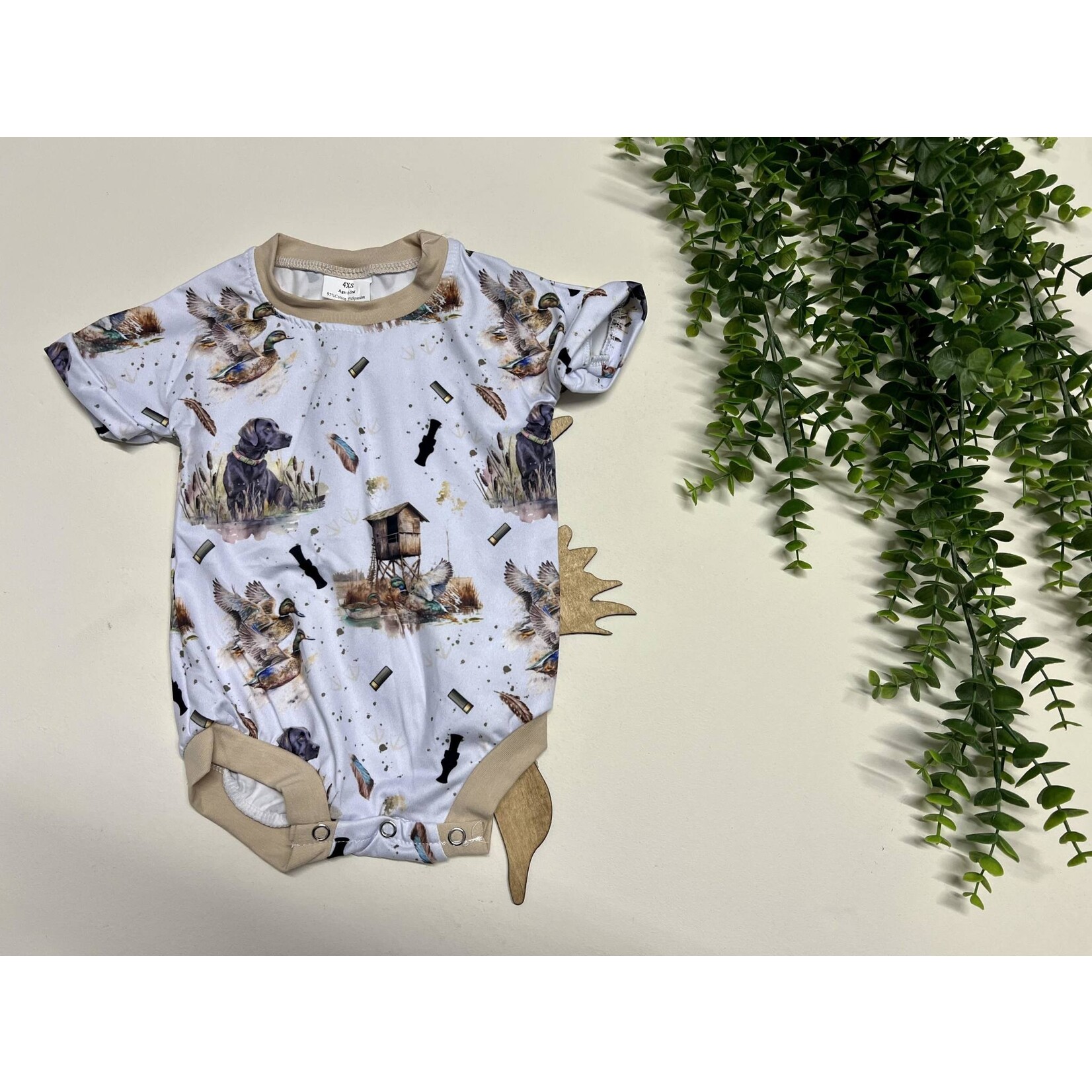FAIRE Duck Dog Baby/Youth Hunting Romper