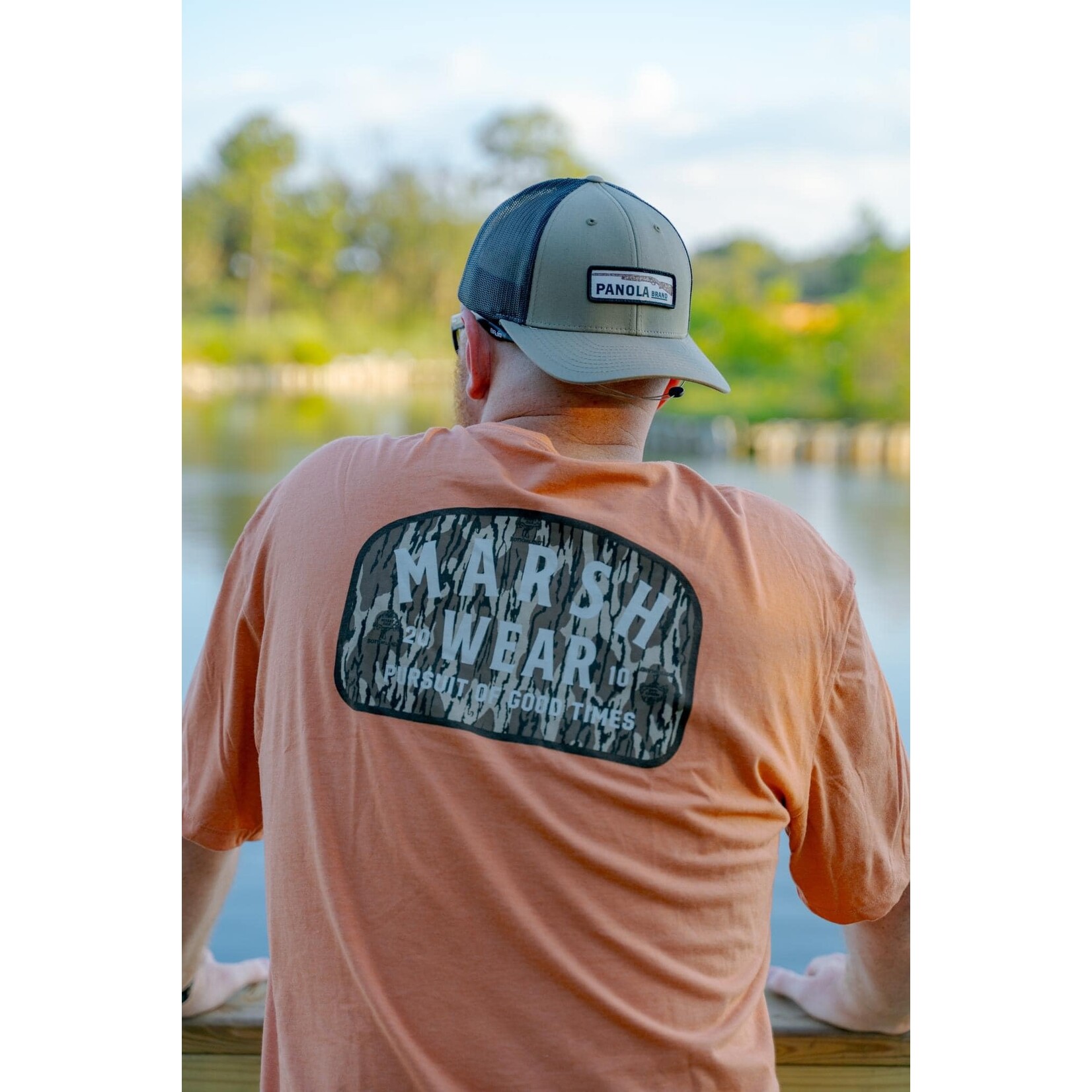 Marsh Wear Marsh Wear Apparel Men's Alton Camo Mossy Oak S/S TEE Shirt
