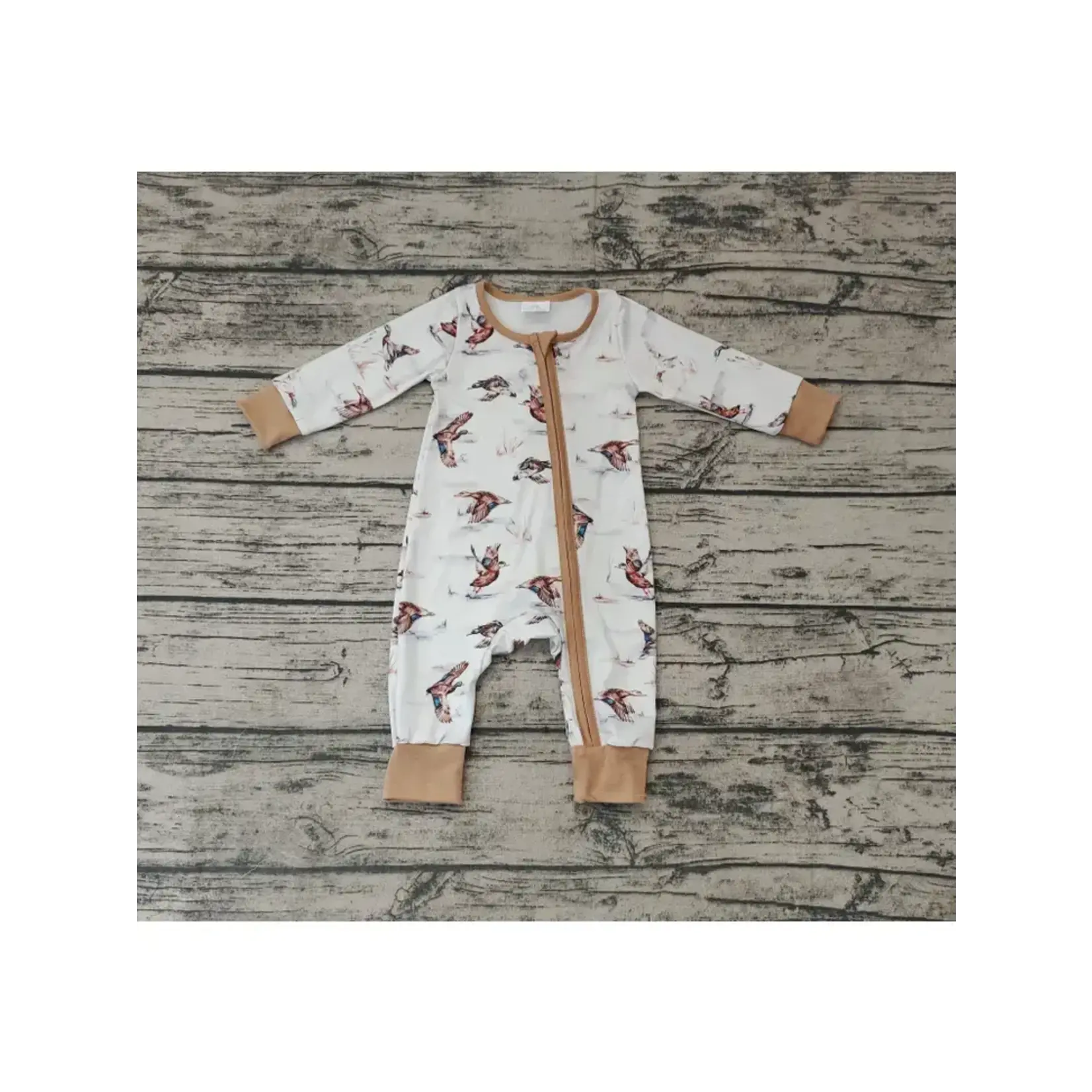 FAIRE Baby Boy/Infant Kids Duck Hunting Zipper Romper
