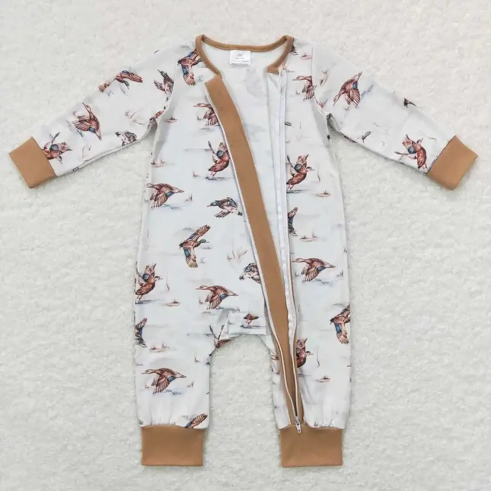 FAIRE Baby Boy/Infant Kids Duck Hunting Zipper Romper