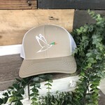 Low Country Comfort Low Country Comfort Embroidered Flying Wood Duck Line Snapback Hat
