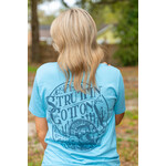 Struttin' Cotton Struttin' Cotton Woodcut Turkey S/S TEE Shirt