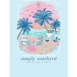 Simply Southern Simply Southern Youth Girls Bus Beach S/S TEE Shirt