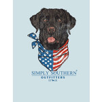 Simply Southern Simply Southern Youth Dog USA S/S TEE Shirt
