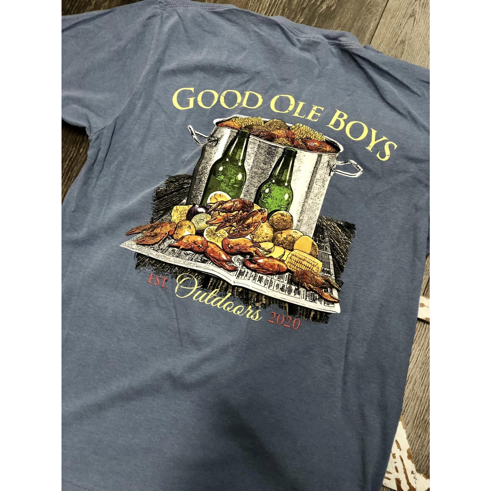 Good OLE Boys Outdoors Good OLE Boy Outdoors Crawdad Boil S/S TEE Shirt