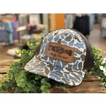 Fully Flocked Fully Flocked Duck Call Leather Patch Snapback Hat