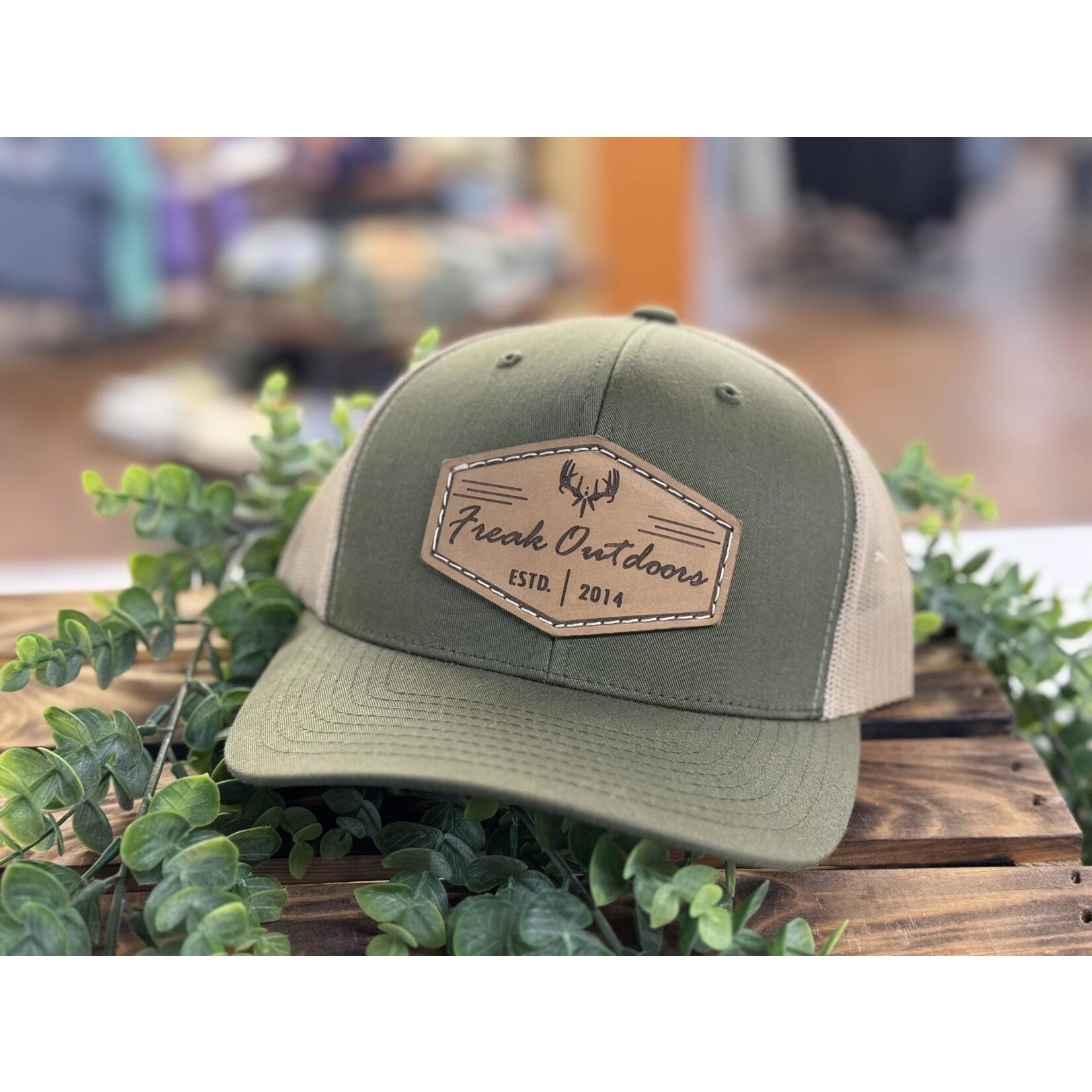 Freak Outdoors Freak Outdoors Topeka Leather Patch Snapback Hat