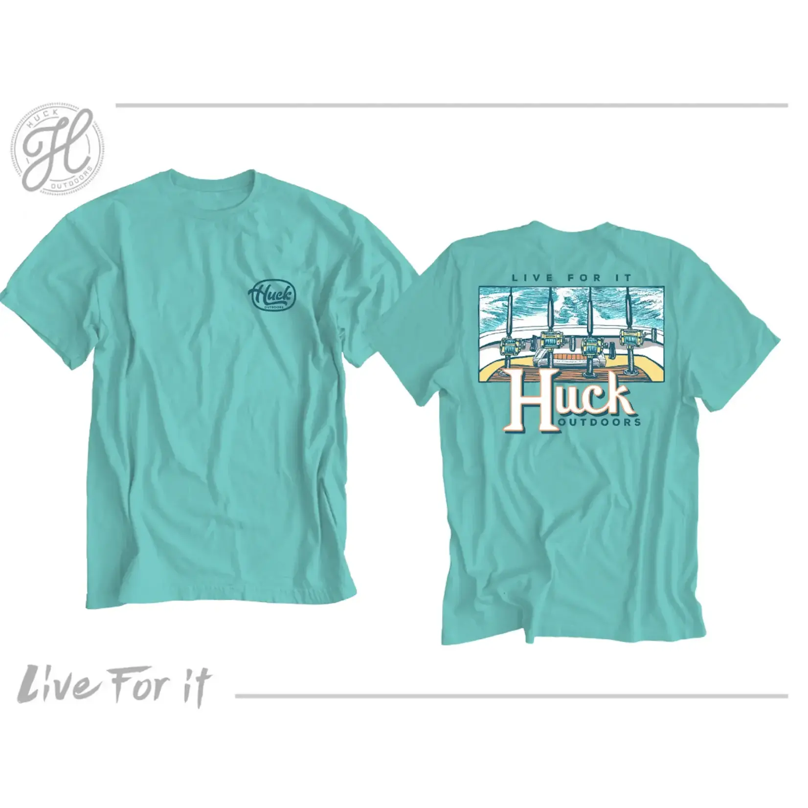 Huck Outdoors Huck Outdoors Offshore Reels S/S TEE Shirt