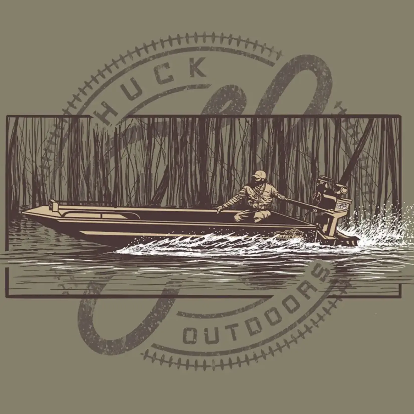 Huck Outdoors Huck Outdoors Boat Ride S/S TEE Shirt