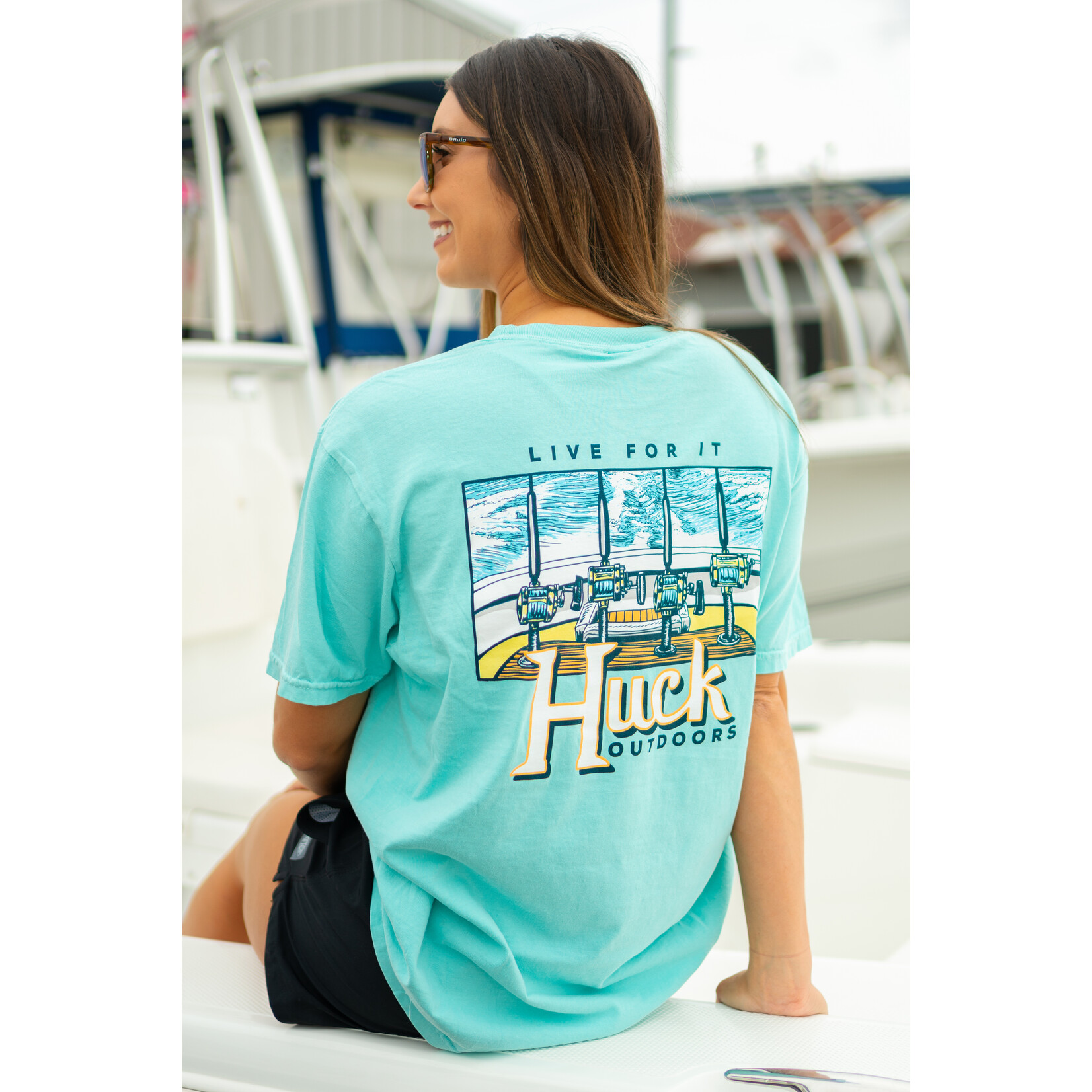 Huck Outdoors Huck Outdoors Offshore Reels S/S TEE Shirt