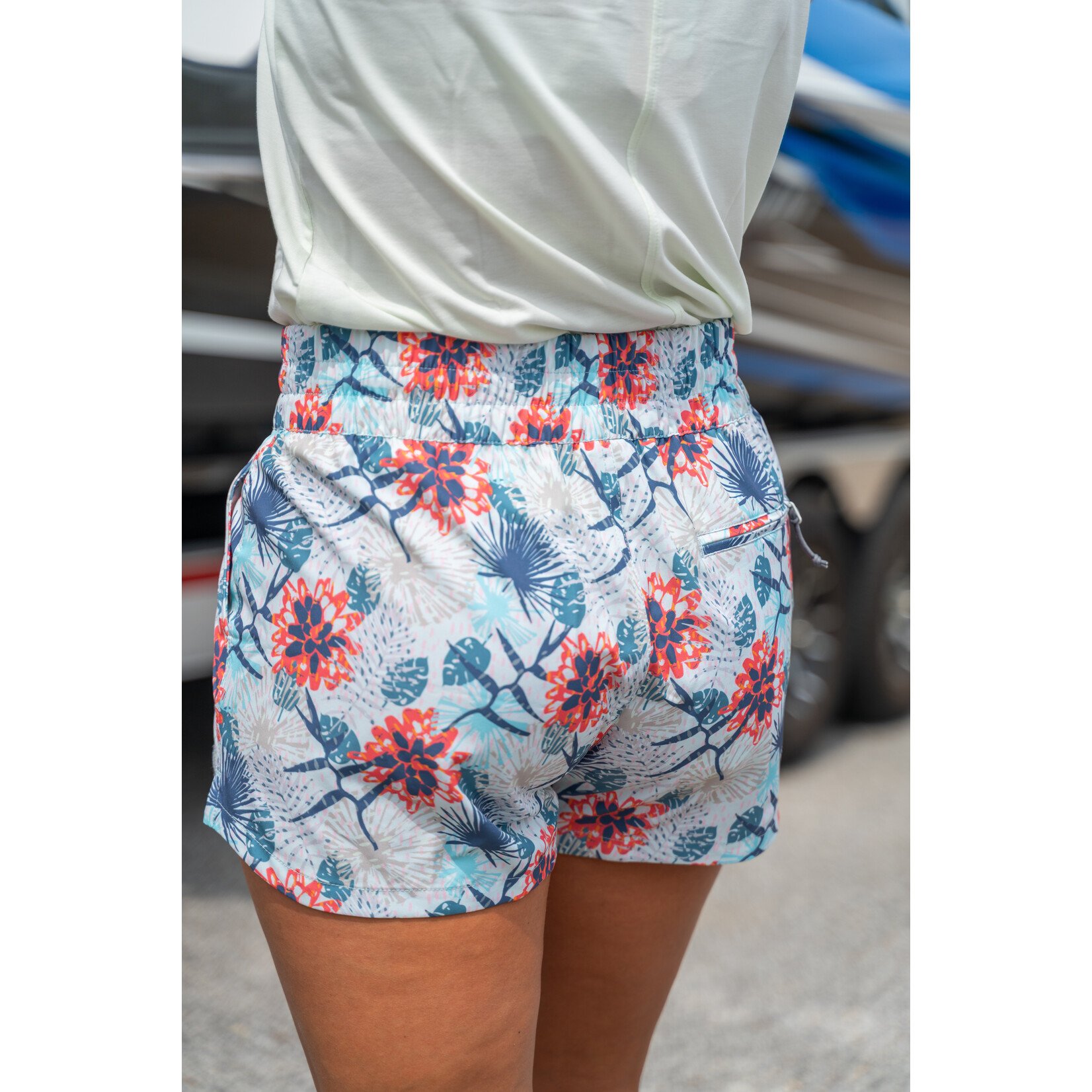 Aftco Aftco Women's Strike Short Printed Shorts