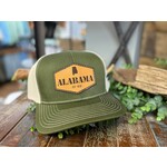 Southern Culture Southern Culture Alabama EST. 1819 Leather Patch Snapback Hat