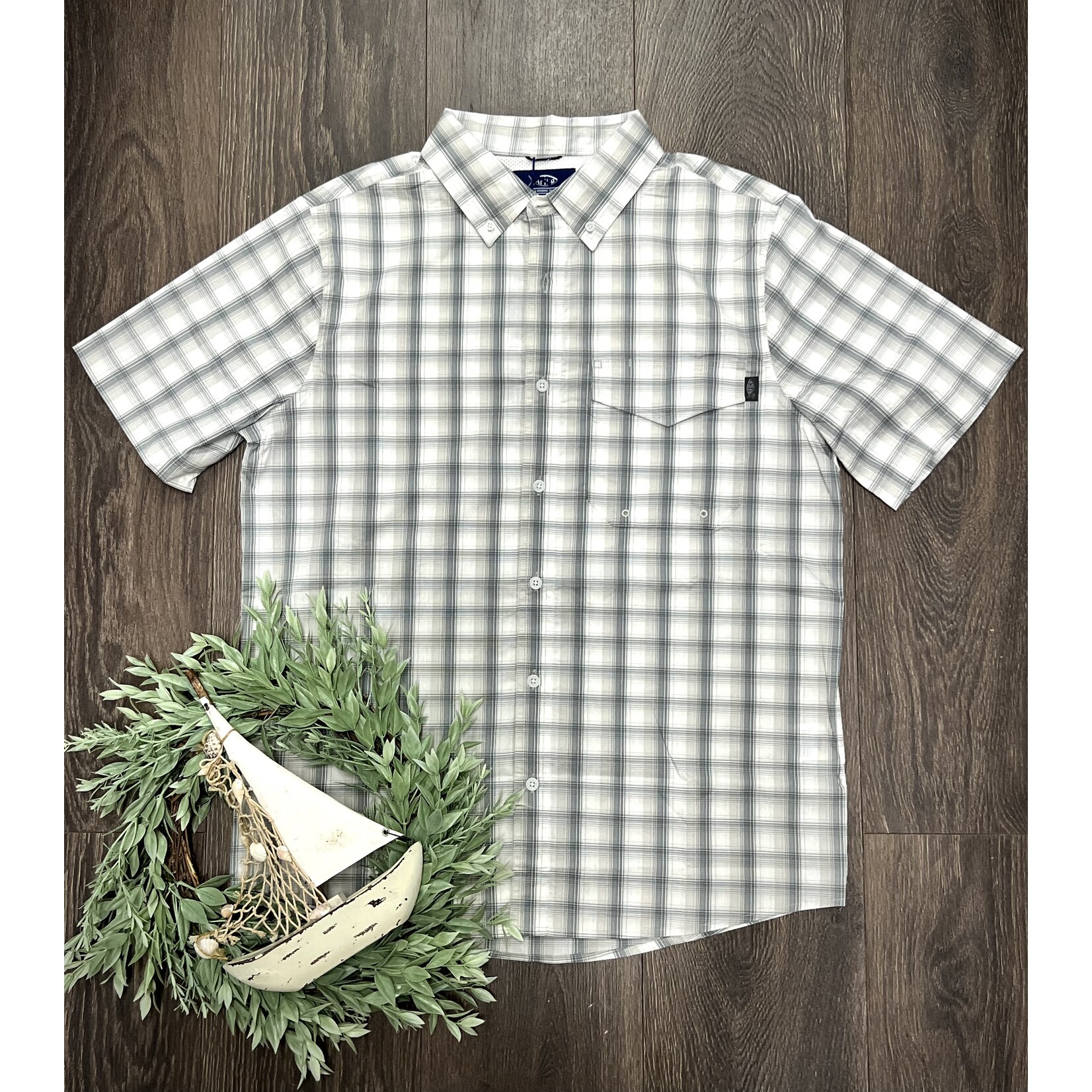 Aftco Aftco Men's Portside Tech Button Down S/S Shirt