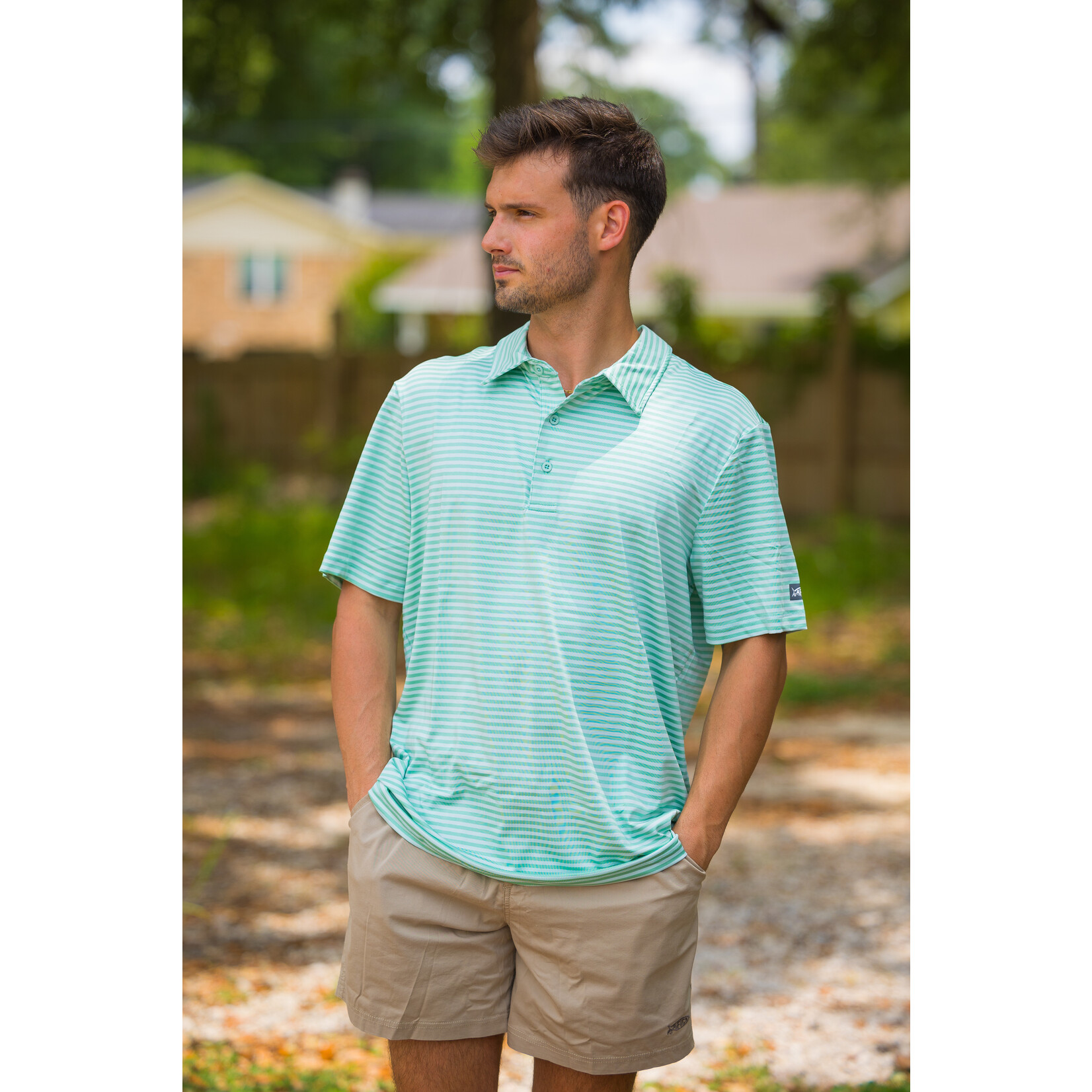 Aftco Aftco Men's Link Polo Shirt