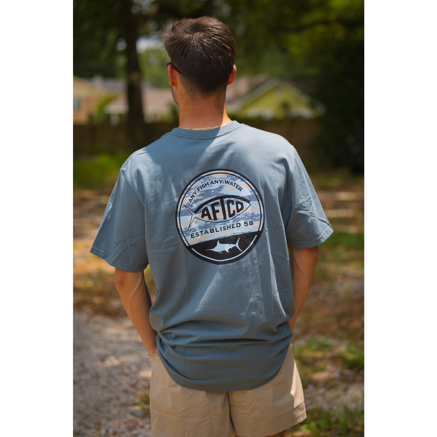 Aftco Aftco Men's Grandeur Marlin S/S TEE Shirt