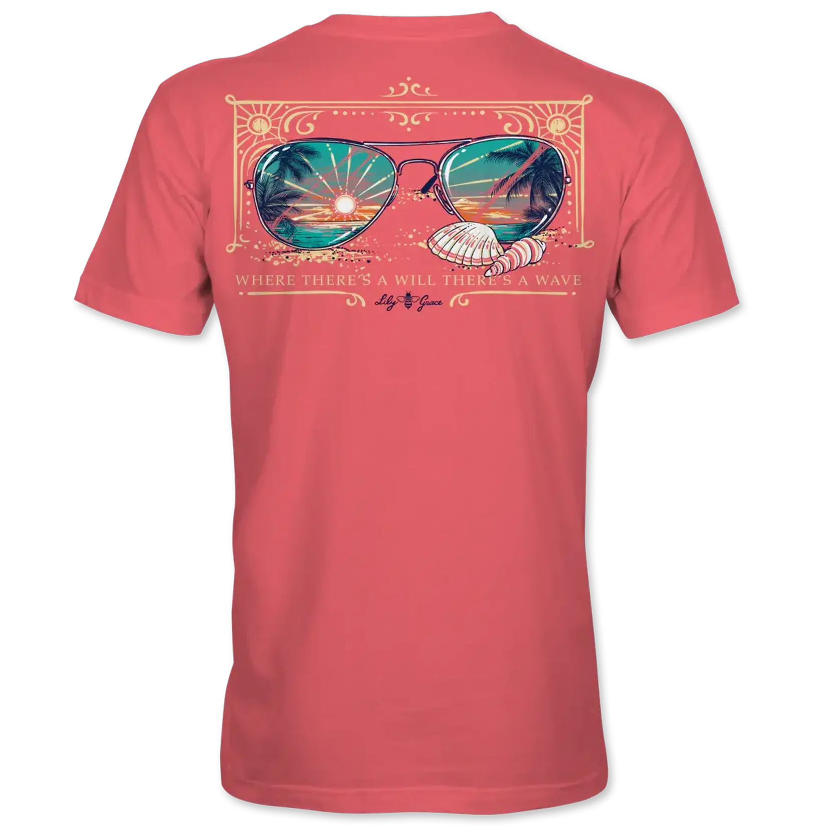 Lily Grace Lily Grace Women's Beach Sunglasses S/S TEE Shirt