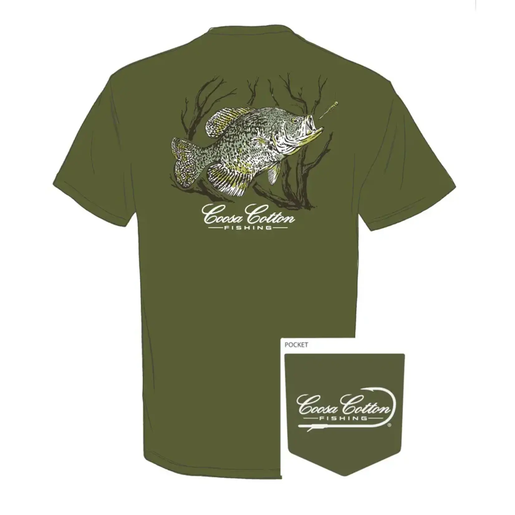 Coosa Cotton Coosa Cotton Crappie Top S/S TEE Shirt