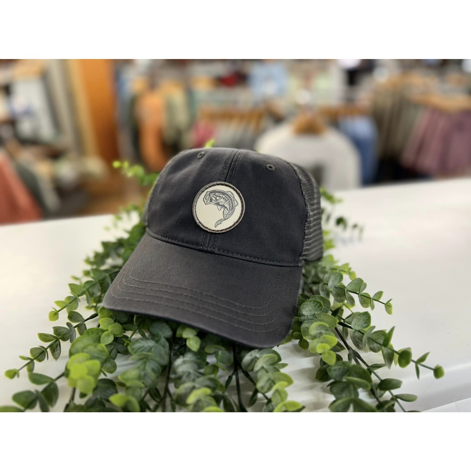 Coosa Cotton Coosa Cotton Bass Patch Unstructured Snapback Hat